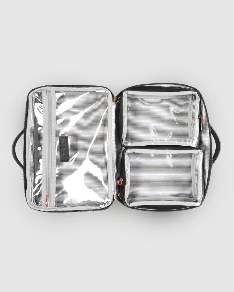 Georgia Toiletry Case in Ocean Black