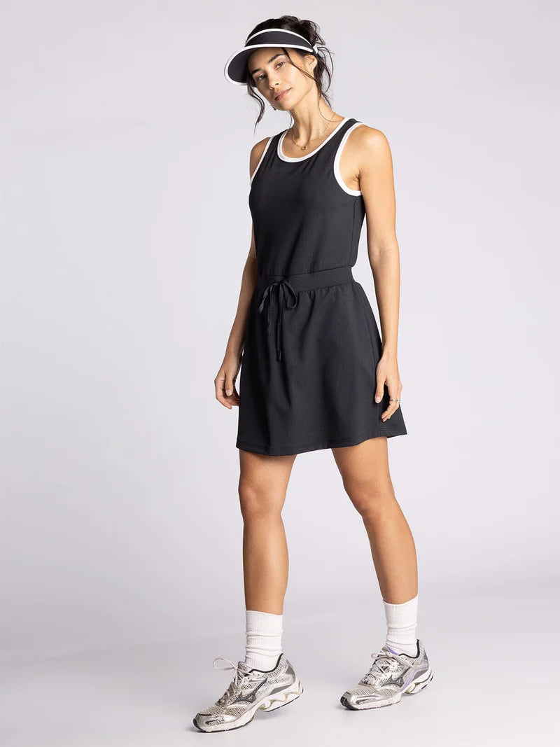 Ying Dress in Black & Ivory