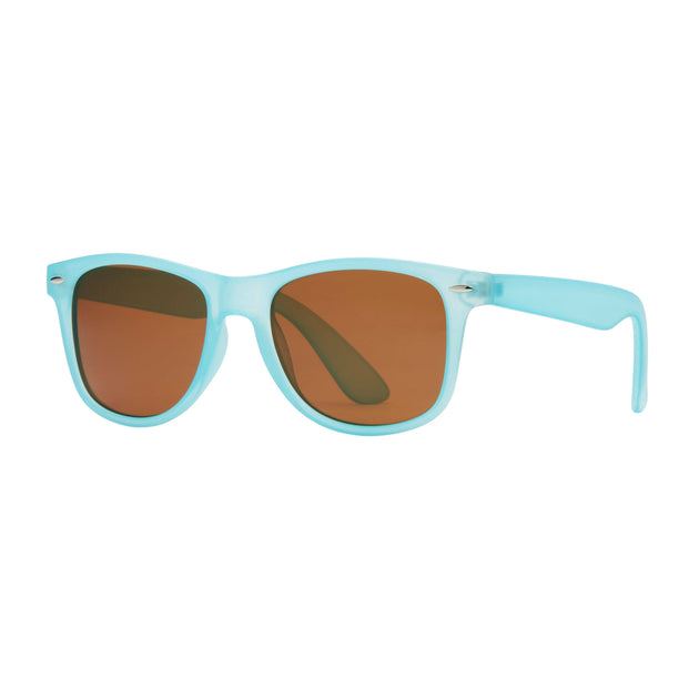 Wallace - Matte Turquoise / Brown Polarized Lens
