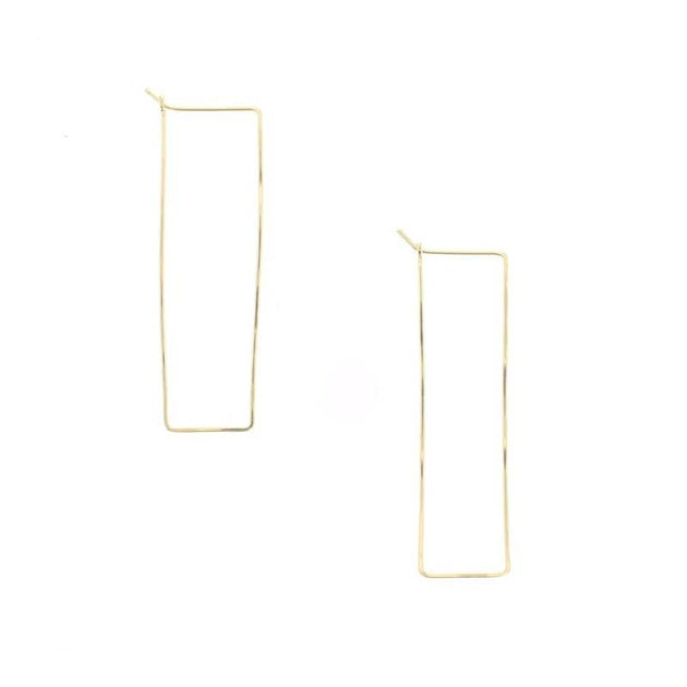 Highwire Hoop Earrings in Gold