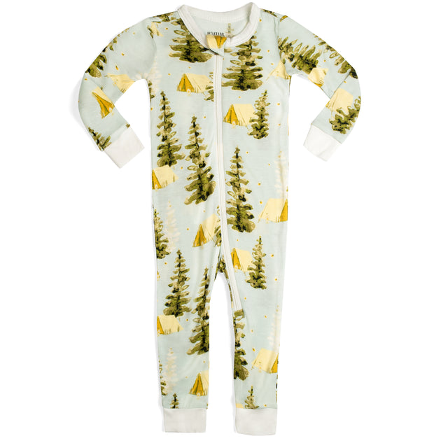 Zipper Pajamas in Camping