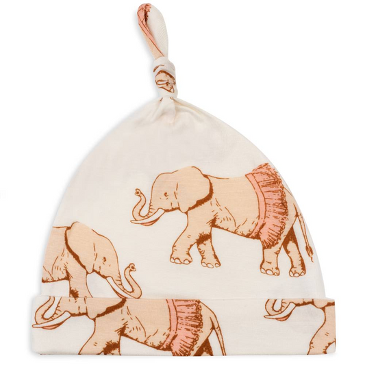 Knotted Hat in Tutu Elephants