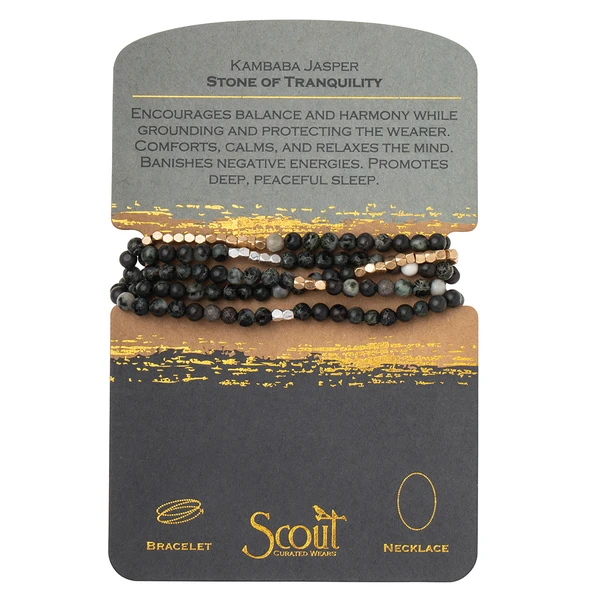Stone Wrap in Kambaba Jasper