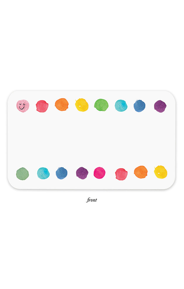 Happy Dots Boxed Little Notes