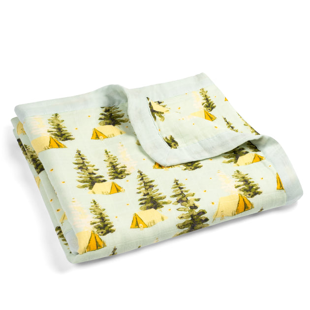 Bamboo Big Lovey Blanket in Camping