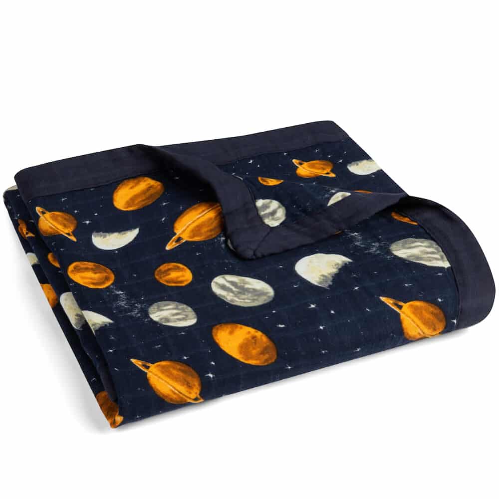 Bamboo Big Lovey Blanket in Planets