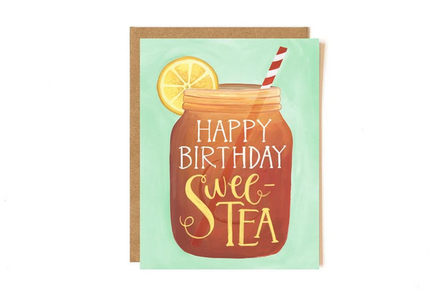 Sweet Tea Birthday Greeting Card