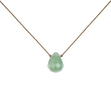 Soul Full of Light Necklace in Green Aventurine - Healing
