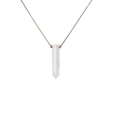 Dream Catcher Necklace in Quartz Crystal - Harmony
