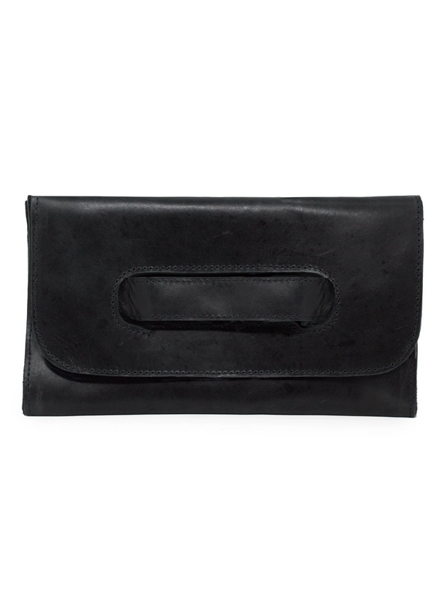 Mare Handled Clutch in Black
