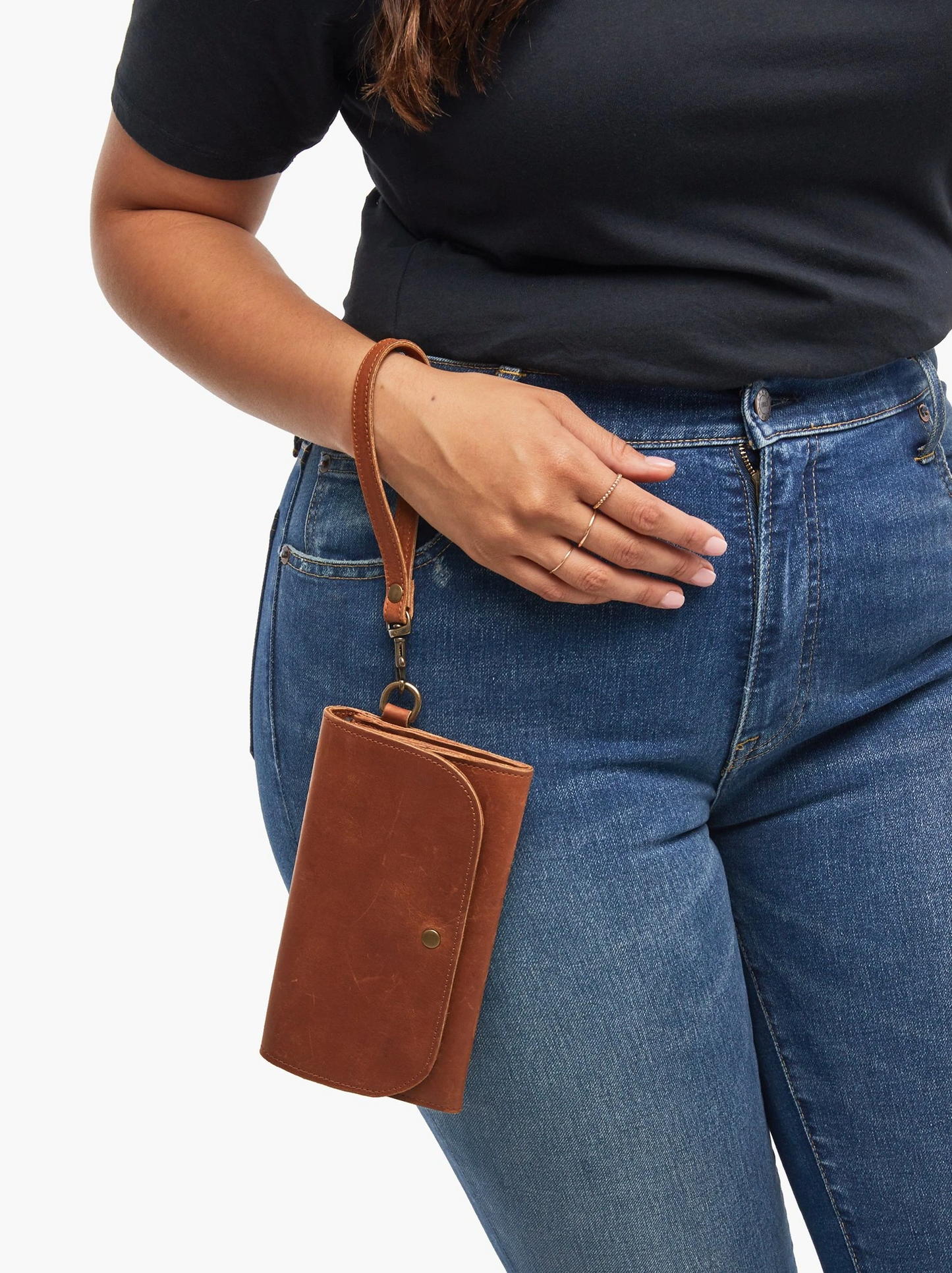 Mare Phone Wallet in Whiskey