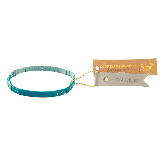 Good Karma Ombre Bracelet | Joy & Kindness Turquoise/Gold
