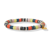 Grace Stripe And Multi Mix Strech Bracelet Desert