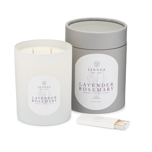 Linnea Lavender & Rosemary 2-wick Candle