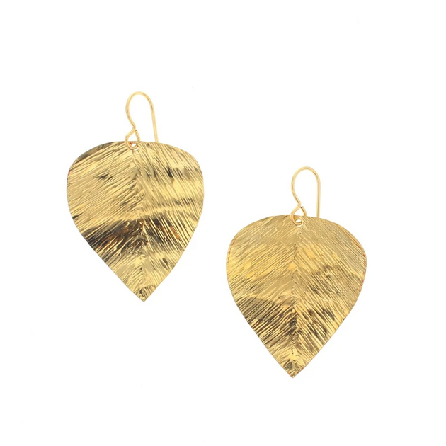 Vigne Earrings in Gold