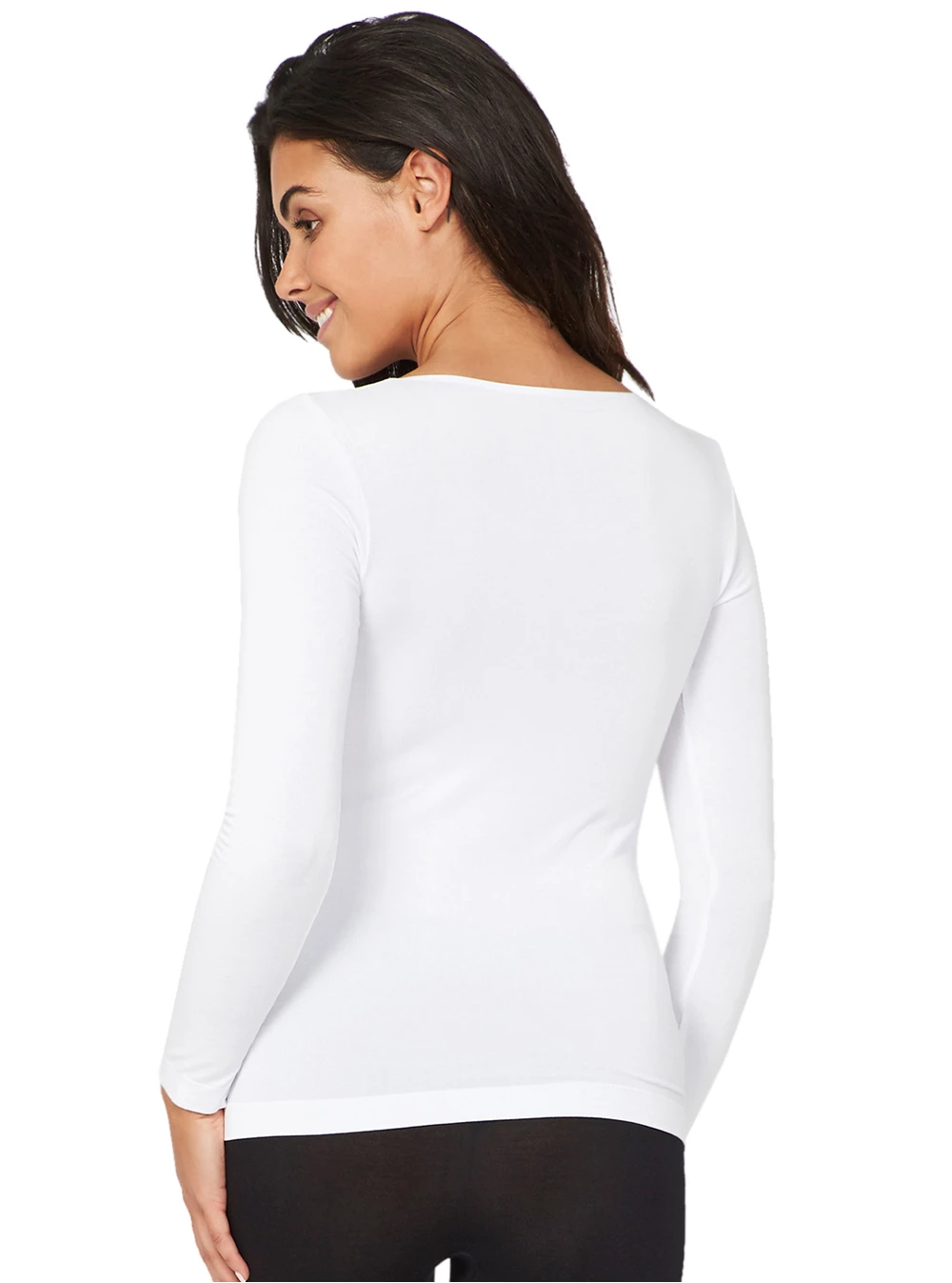 Long Sleeve Top in White