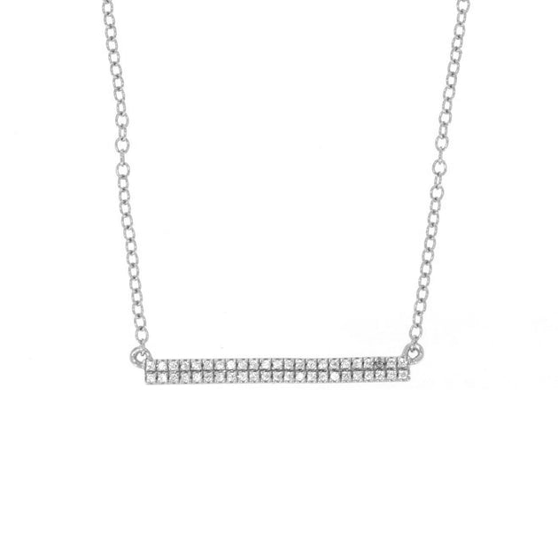 Bridge Necklace in Silver