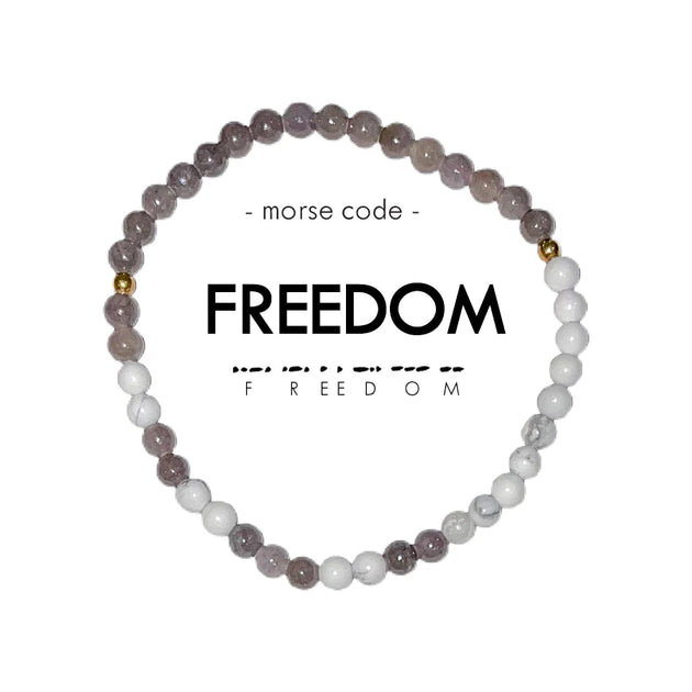 Morse Code Bracelet | FREEDOM