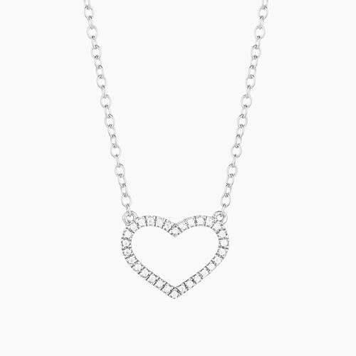 True Love Always Necklace in Silver