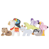 Andes Wooden Animals Stacking Toy Set