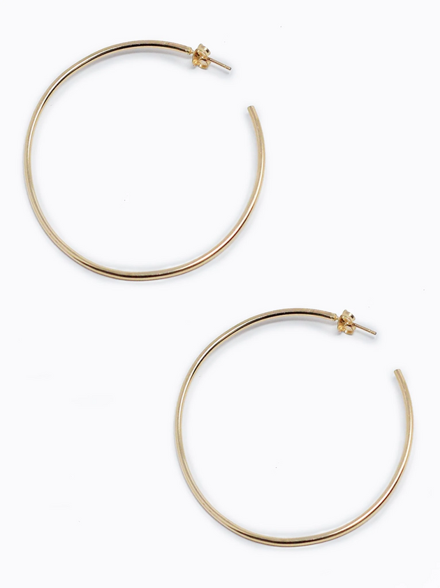 Primary Hoop Earrings in Gold