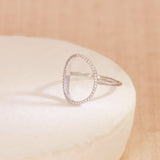 One with the Oval Ring in Silver