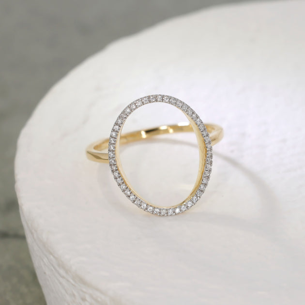 One with the Oval Ring in Gold