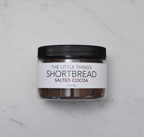 Salted Cocoa Shortbread