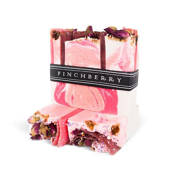 Finchberry Handmade Vegan Rose Soap Green Roost Culpeper Virginia Boutique