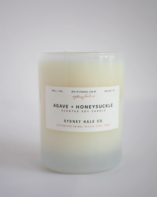 Agave + Honeysuckle Soy Candle