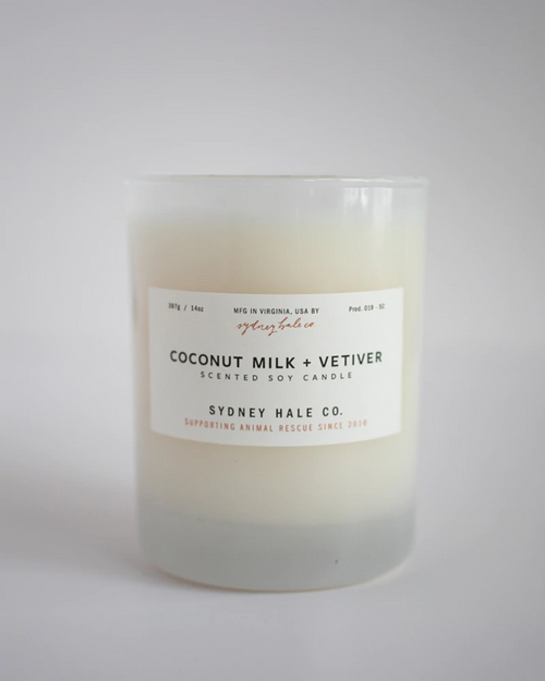 Coconut Milk + Vetiver Soy Candle