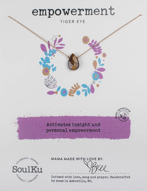 Soul Full of Light Necklace Tiger Eye - Empowerment