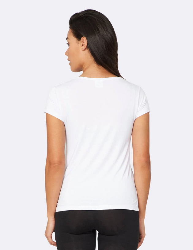 V-Neck Shirt in White