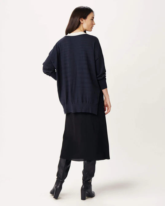 Anywhere Cardigan in Navy