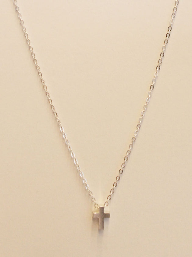 Charm Necklace | Silver Cross