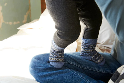 Baby Fair Isle Wool Cashmere Socks