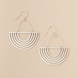 Refined Earring Collection - Solar Rays/Sterling Silver