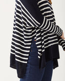 Catalina Sweater in Navy Ink Stripes