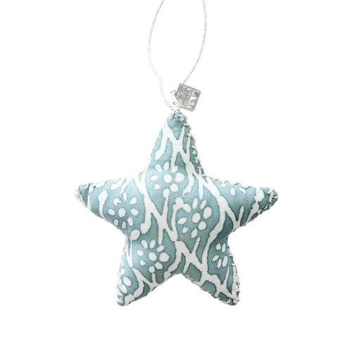 Star Ornament (Reversible) - Mint Bloom