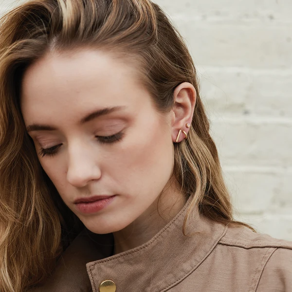 Scarlett Stud Earring Trio - Gold