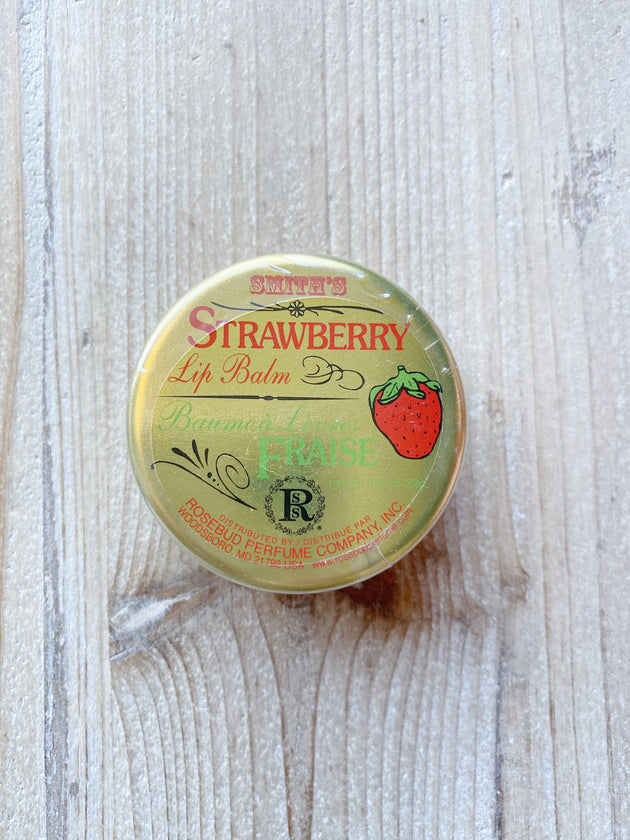 Smith’s Strawberry Lip Balm Tin