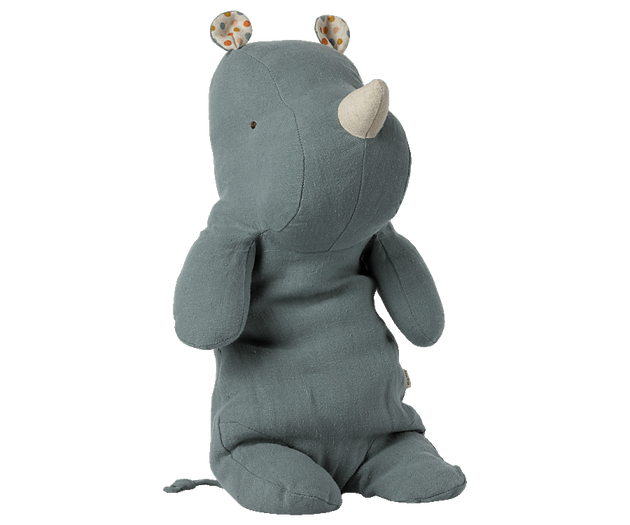 Medium Dusty Blue Rhino Safari Friend