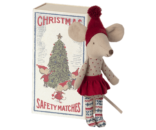Christmas mouse in matchbox | Big sister
