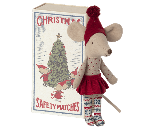 Christmas mouse in matchbox | Big sister