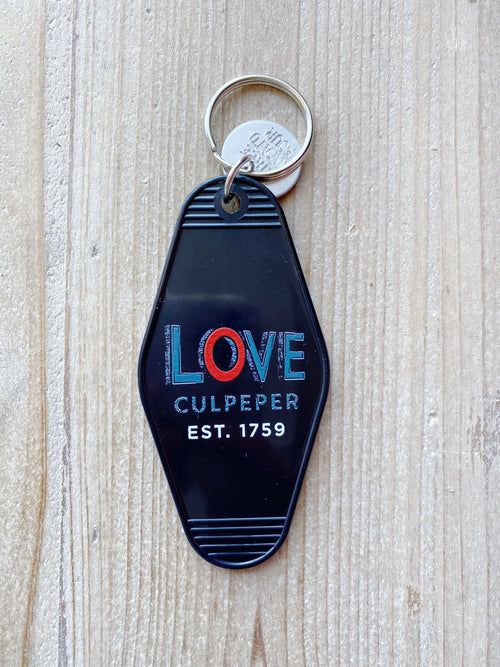 LOVE Culpeper Hotel Key Tag