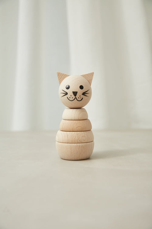 Cat Stacking Wooden Toy
