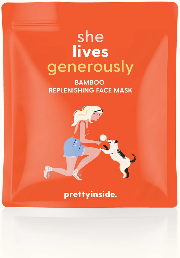 She Lives Generously Face Mask