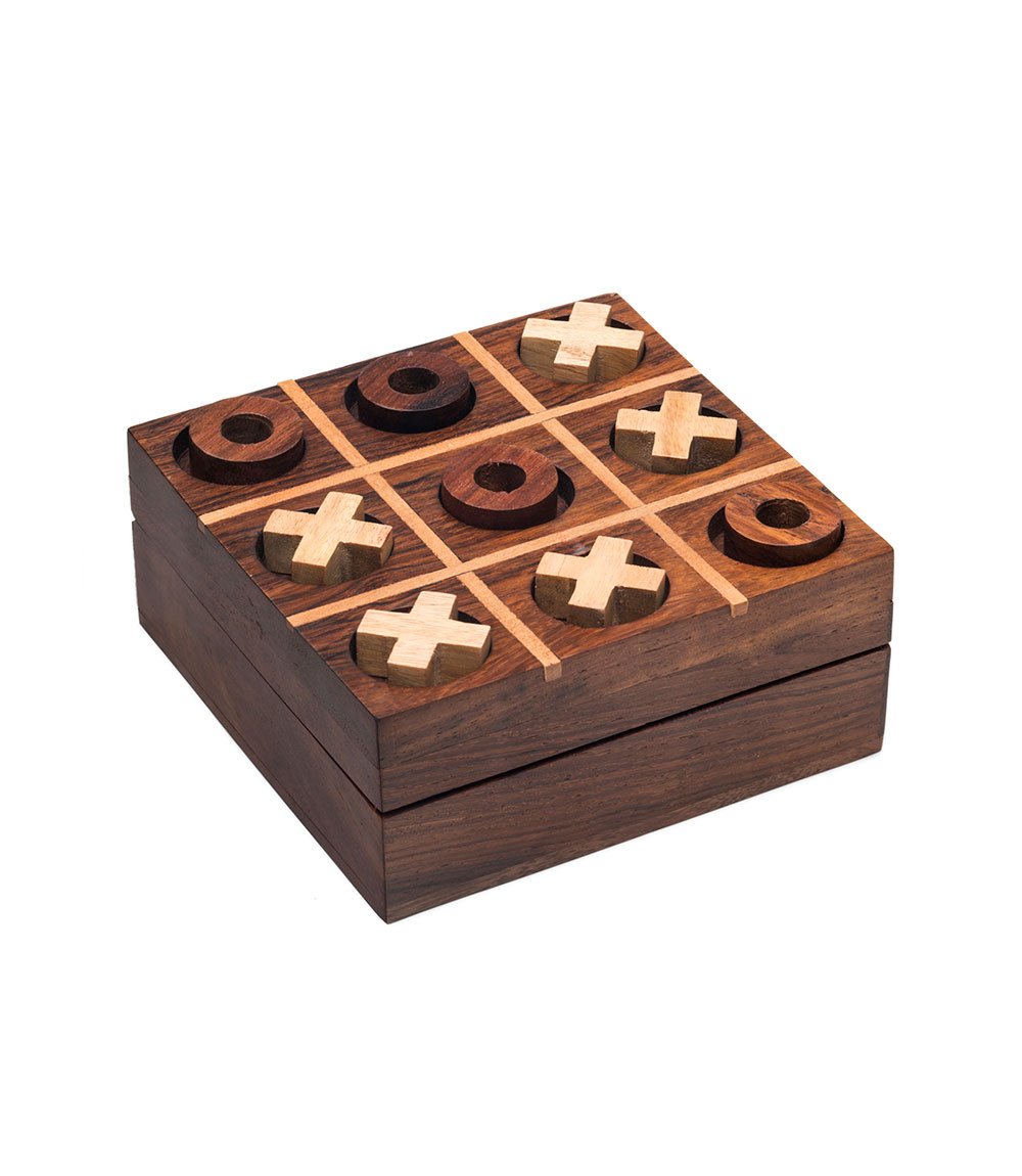 Tic-Tac-Toe Wood Game