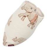 Hankerchief Bib in Tutu Elephants