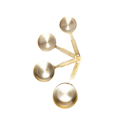 Gold Hammered Measuring Cups